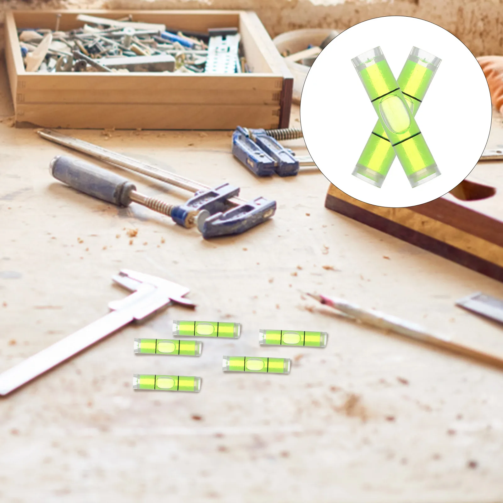 50pcs Versatile Bubble Spirit Level Compact Design for Precise Measurements in Home DIY Projects and Outdoor Activities