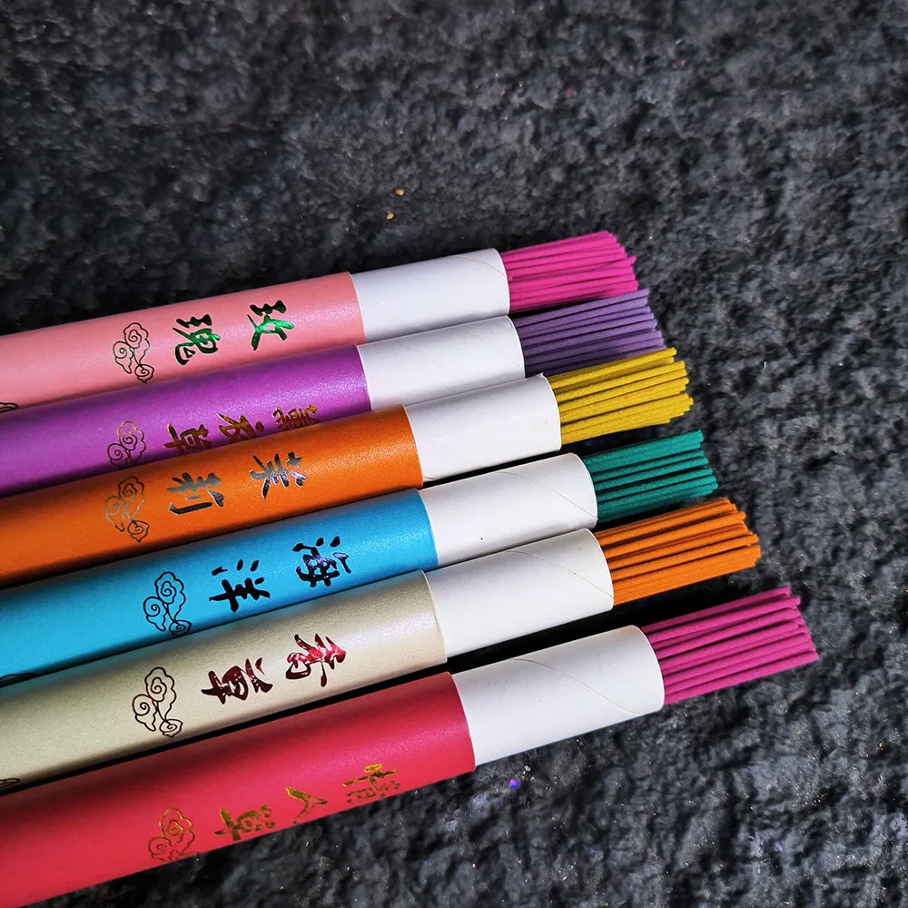 Natural 20g Incense Sticks 21cm Tradition Sandalwood Nha Trang Stick Incense Lavender Scents for Home about 40 Sticks/box