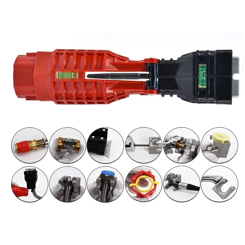 

Инструмент для установки смесителя и раковины 18 в 1, универсальный гаечный ключ, сантехнический инструмент для унитаза, раковины, ванной комнаты, кухни, сантехники и многого другого