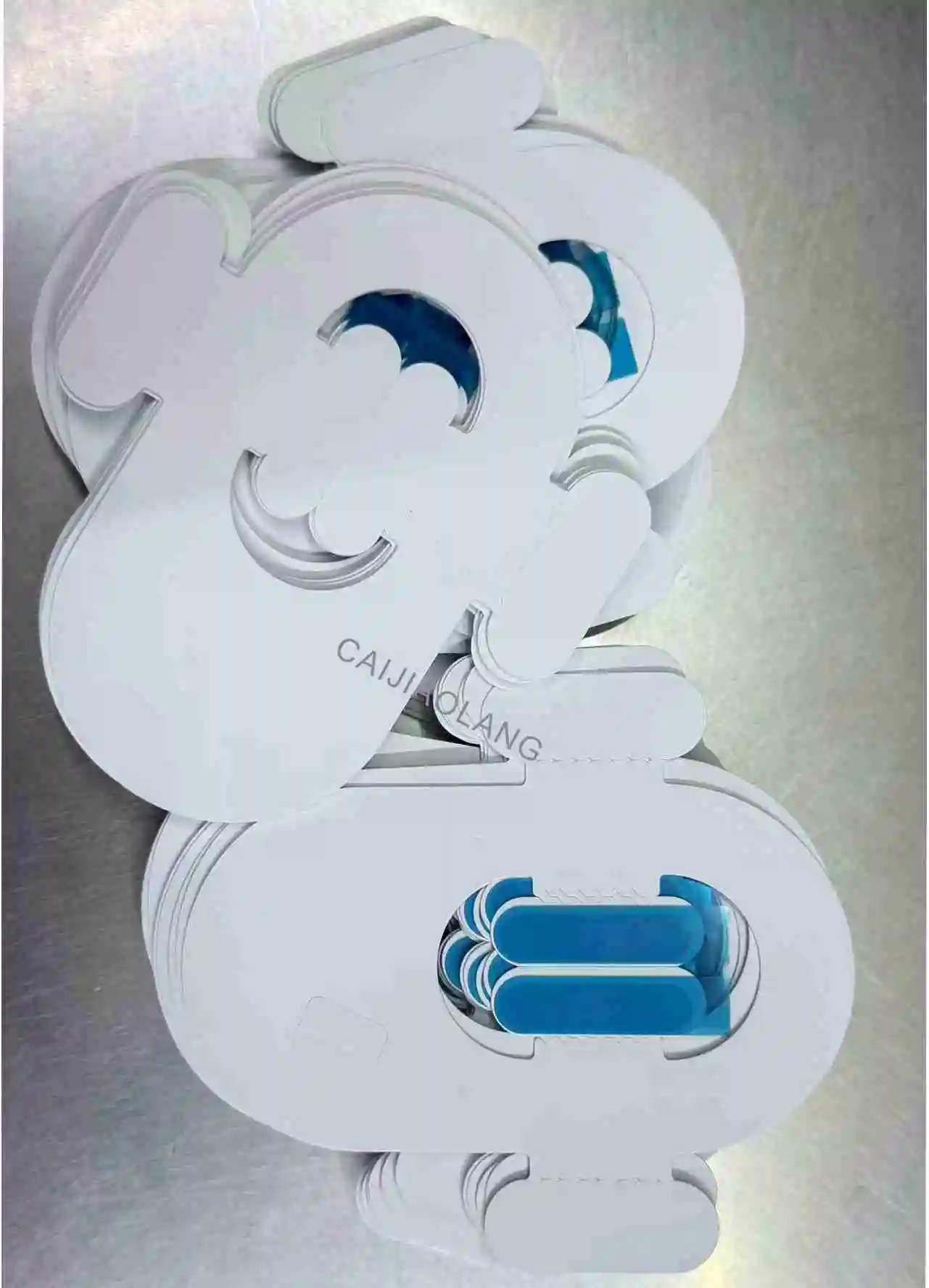 

100pcs OEM Quality Winding Seal Data cable clip paper For Pixel 9 10 Type C Factory New USB Charging Cable Wrapping Papers