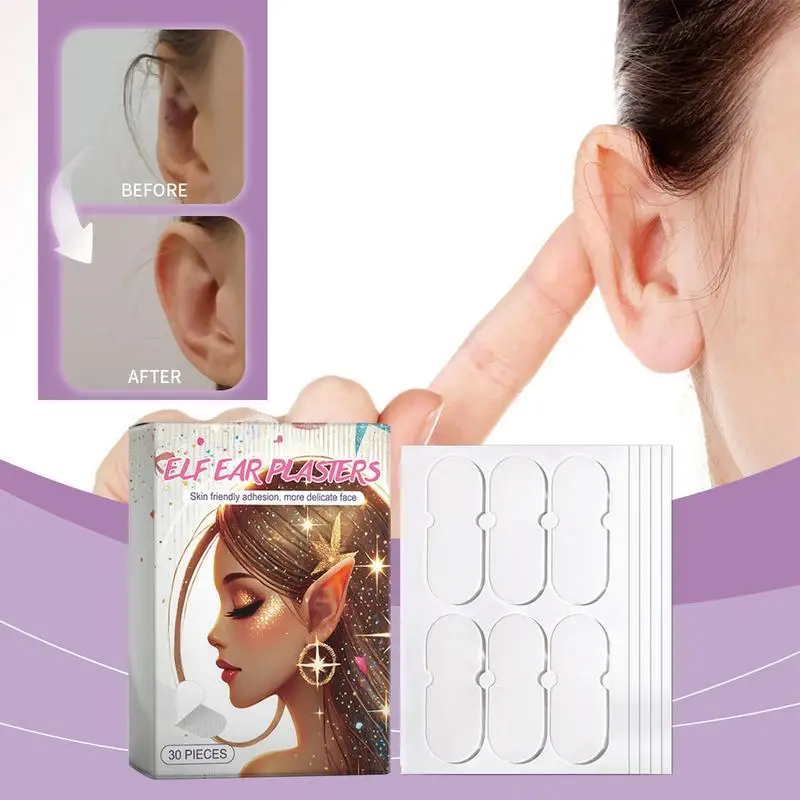 30pcs Self Adhesive Invisible Elfs Ear Stickers Protruding Ears Correctar Tape Invisible Protruding Ears Correctar Tape Ear Tool