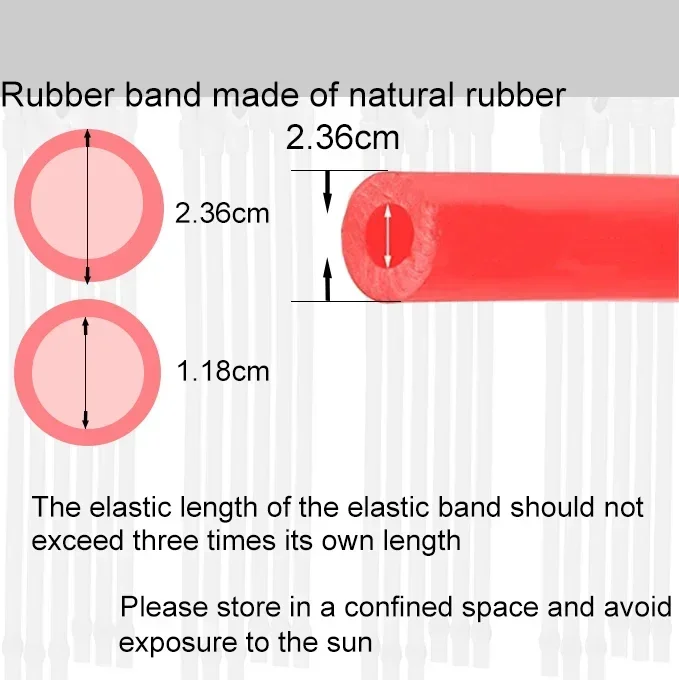 Bola elástica para tirachinas de caza - potencia y durabilidad - imagen 3