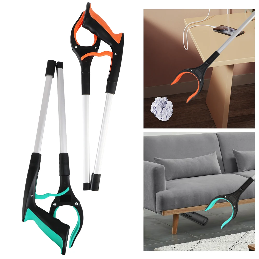 Gripper Extender Portable Pick Up Tools Multifunctional Foldable Hand Tools Collapsible Garbage Grabber Litter Reachers Pickers