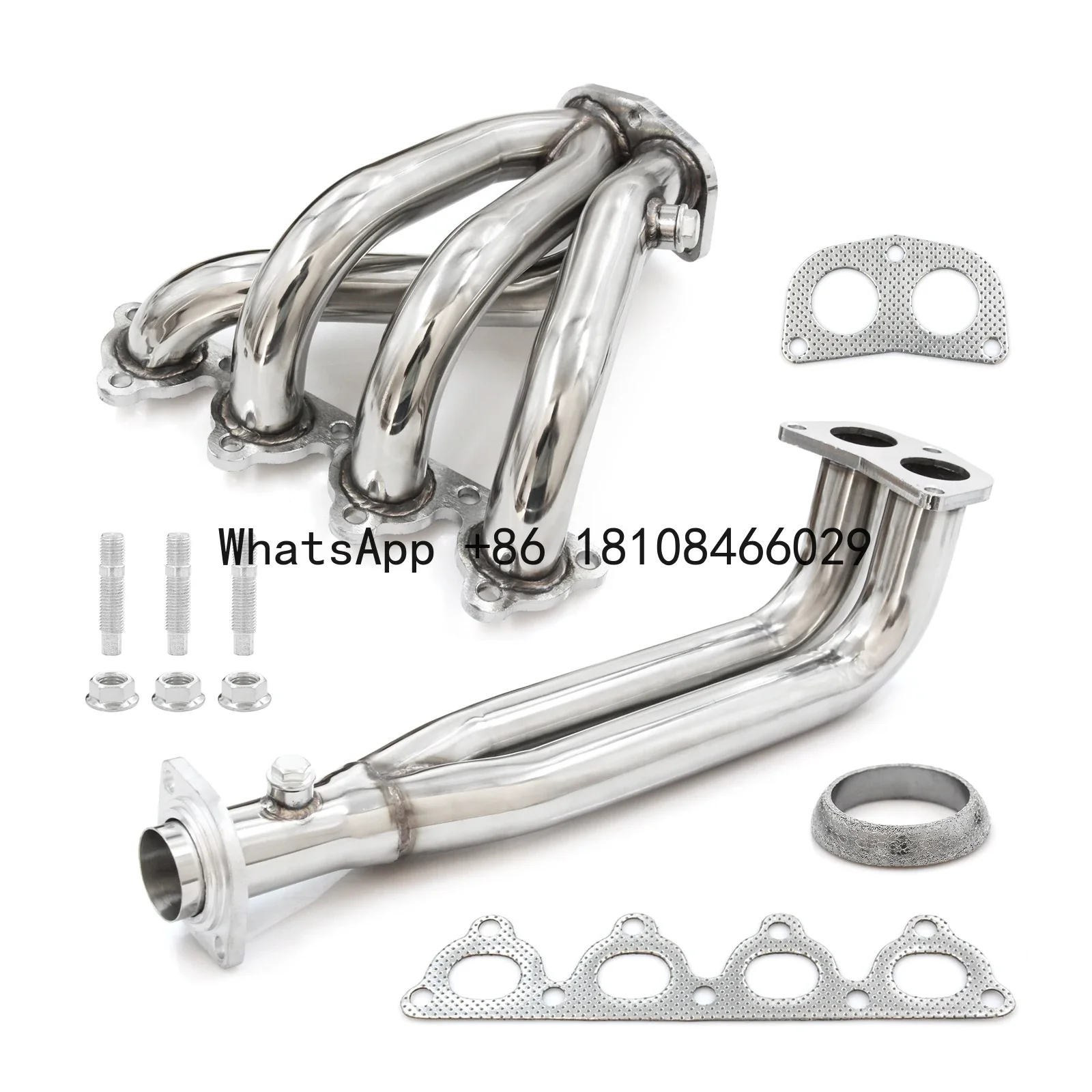 high quality Stainless Steel Exhaust Piping Header Exhaust Manifold For 88-00 Eg Ef Ek Em Exhaust Header