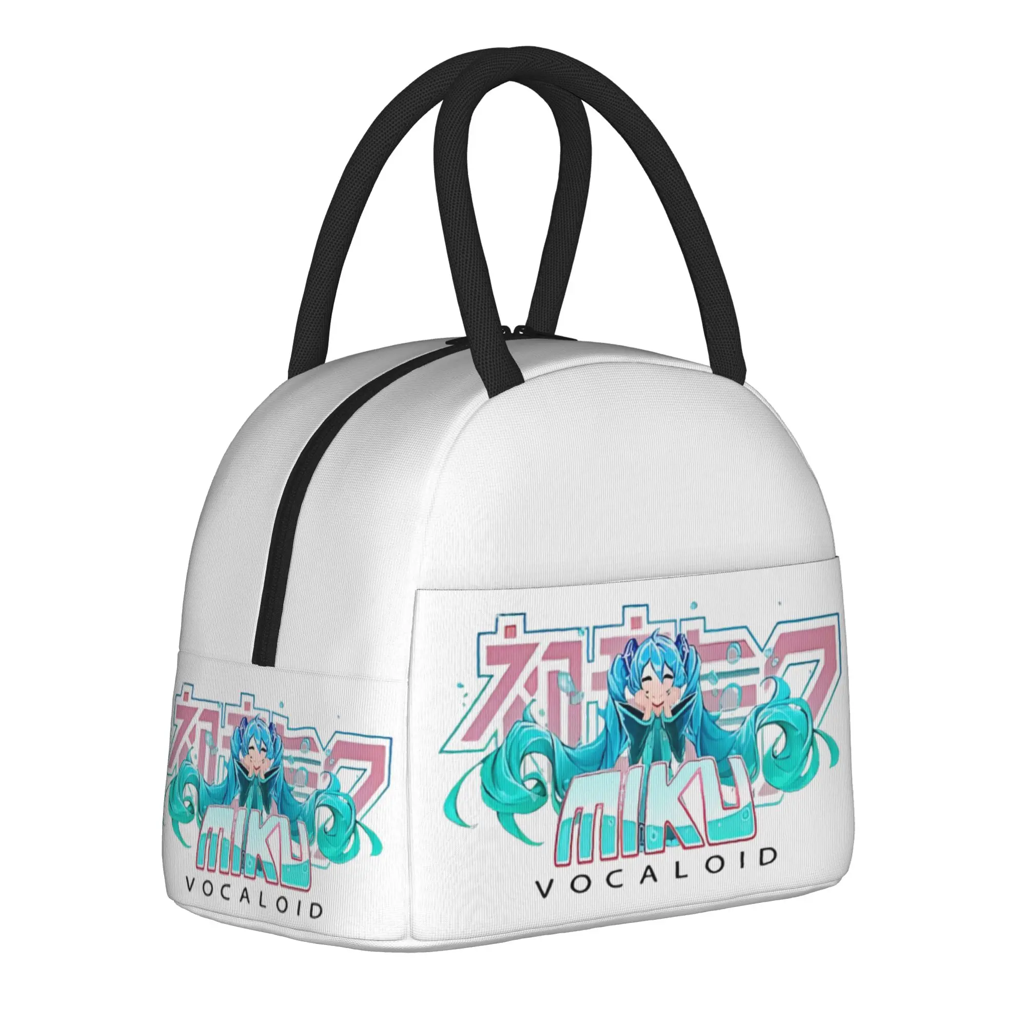 

Insulated Lunch Boxes Hatsunes Mikus Merch Lunch Container Harajuku Thermal Cooler Bento Box For School