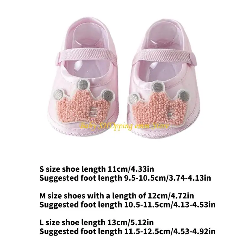 Giày sàn trẻ sơ sinh 23GD Giày đi bộ mềm cho trẻ thoải mái hàng ngày, các bé gái không có đáy và thiết kế hoa văn độc đáo