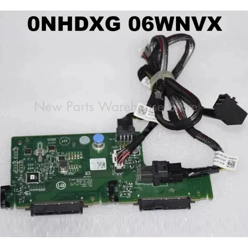 L Original 0NHDXG NHDXG 06WNVX 6WNVX For  Poweredge R730XD 12 Bay 2.5'' SFF HDD Hard Drive Backplane With Cable 100% Tested