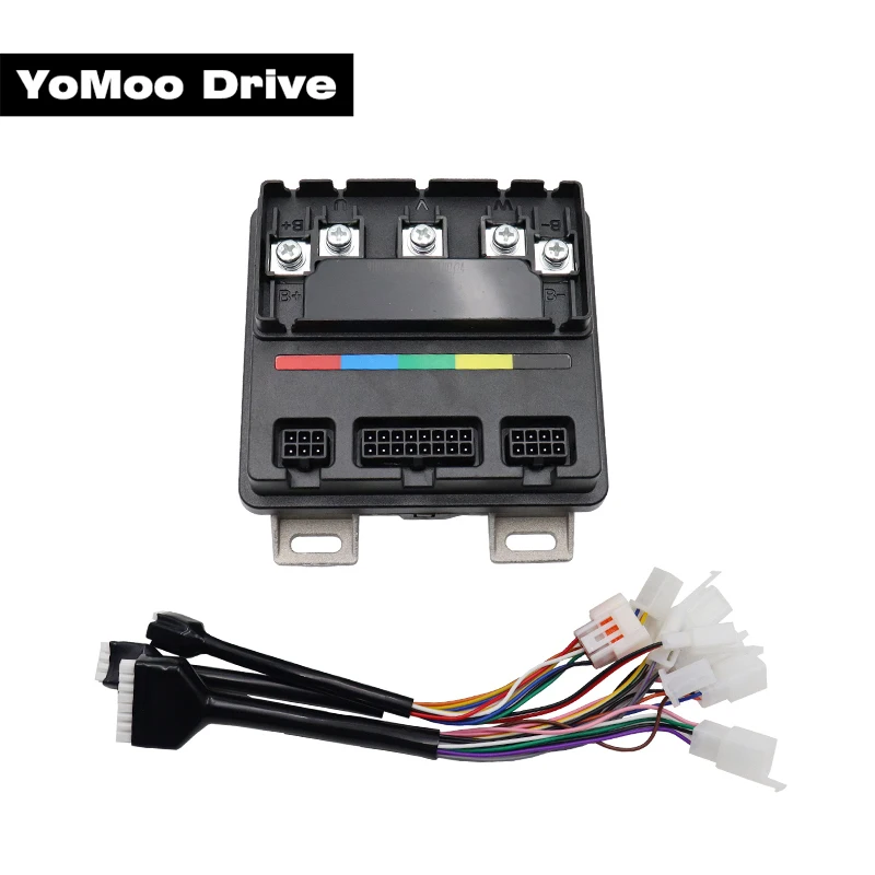 VOTOL EM30S Controller 500W-1000W   48V-72V Boost 40A BLDC Sine Wave Controller with T08 Throttle For QS Mid-drive Hub Motor