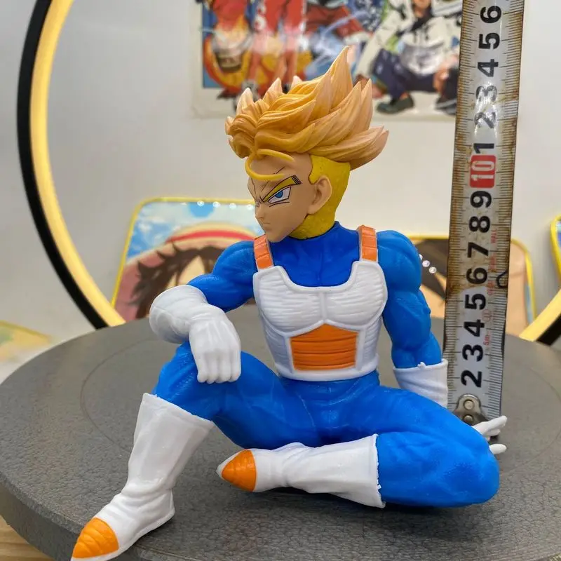 لعبة دراغون بول جذوع عمل الشكل تمثال سيارة الحلي محارب المستقبل نموذج اللعب Gk سايان الجلوس موقف Torankusu تمثال #1