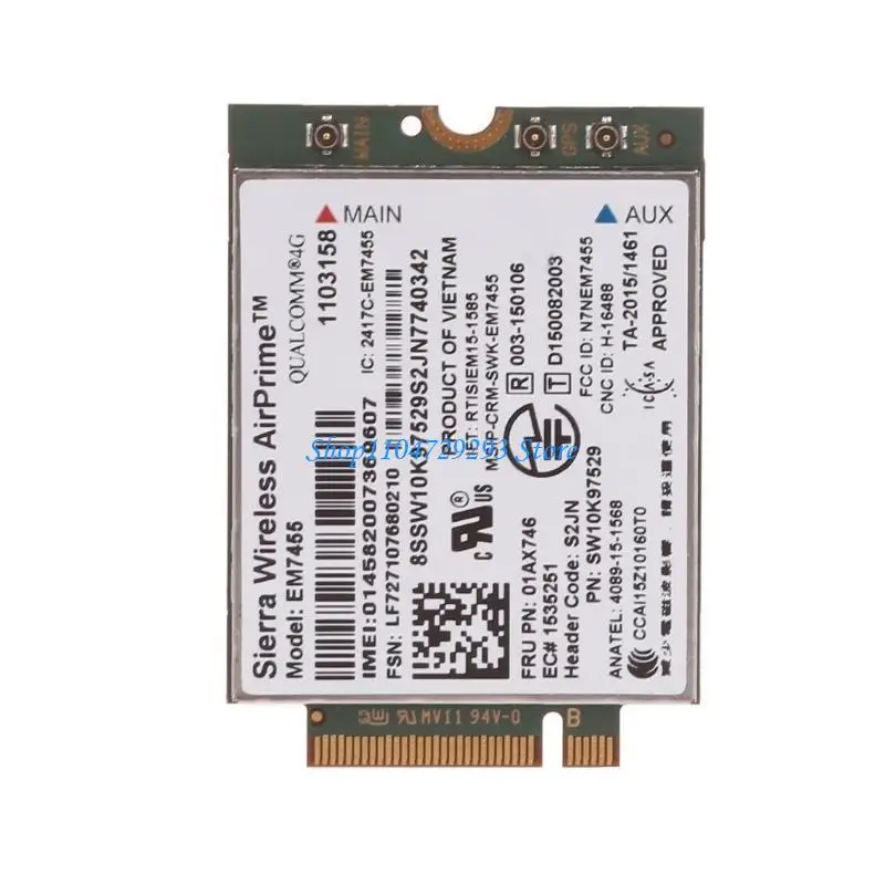 Y2GD Laptop NetworkCard EM7455 FRO 01AX746 Adaptador sem fio LTE4G CAT6 300M