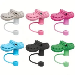 For Stanley Cute Silicone Straw Covers for 30&40 Oz Cups 10mm Dustproof Straw Topper Accessories Dust-Proof Spill-Proof Cap