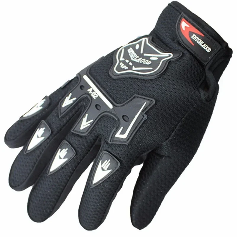 dziecięce rękawice motocyklowe z pełnymi palcami dziecięce chłopięce letnie zimowe Moto Motocross skórzane Luvas motocykl Guantes dziecięce rękawice