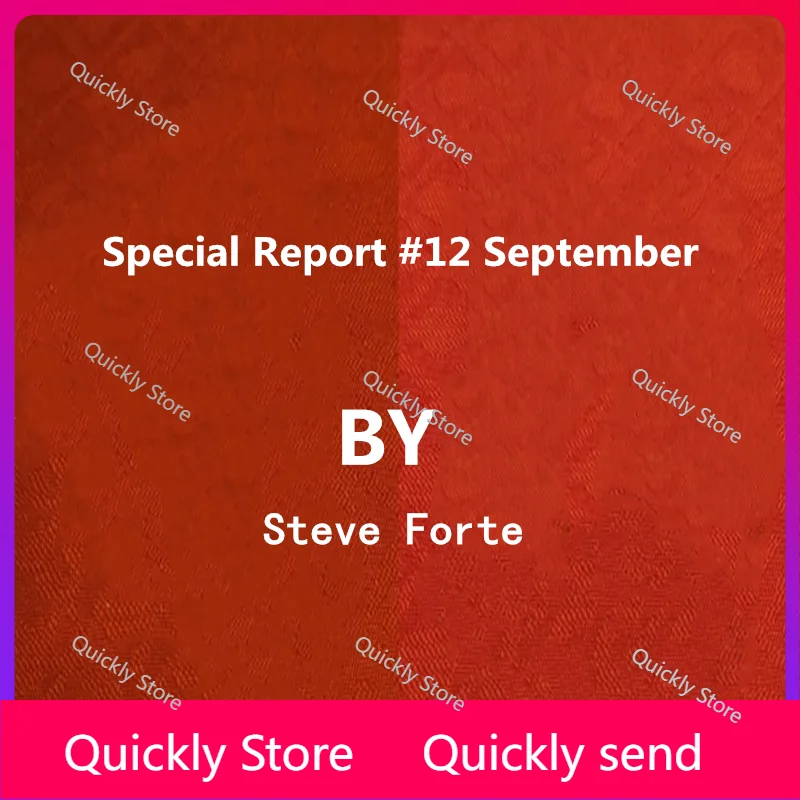 

2025 Special Report#12 September by Steve Forte - Magic tricks (Instant Download)