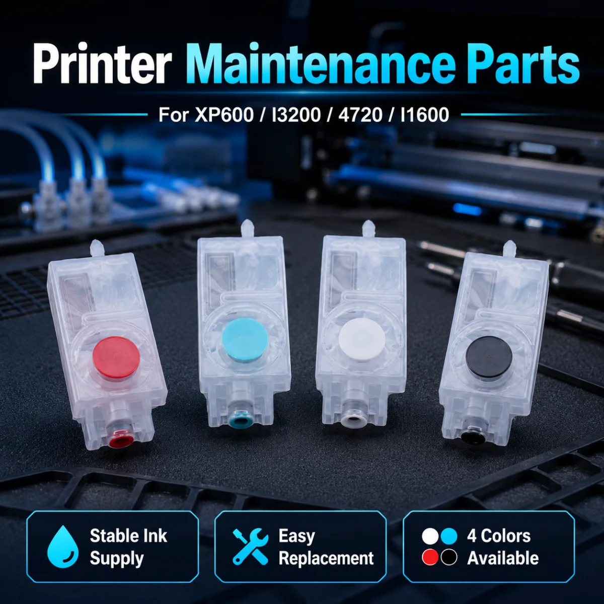 I3200 ink damper JV33 damper for DX5/xp600/4720/i3200/I1600 head for mimaki jv33 Galaxy printer