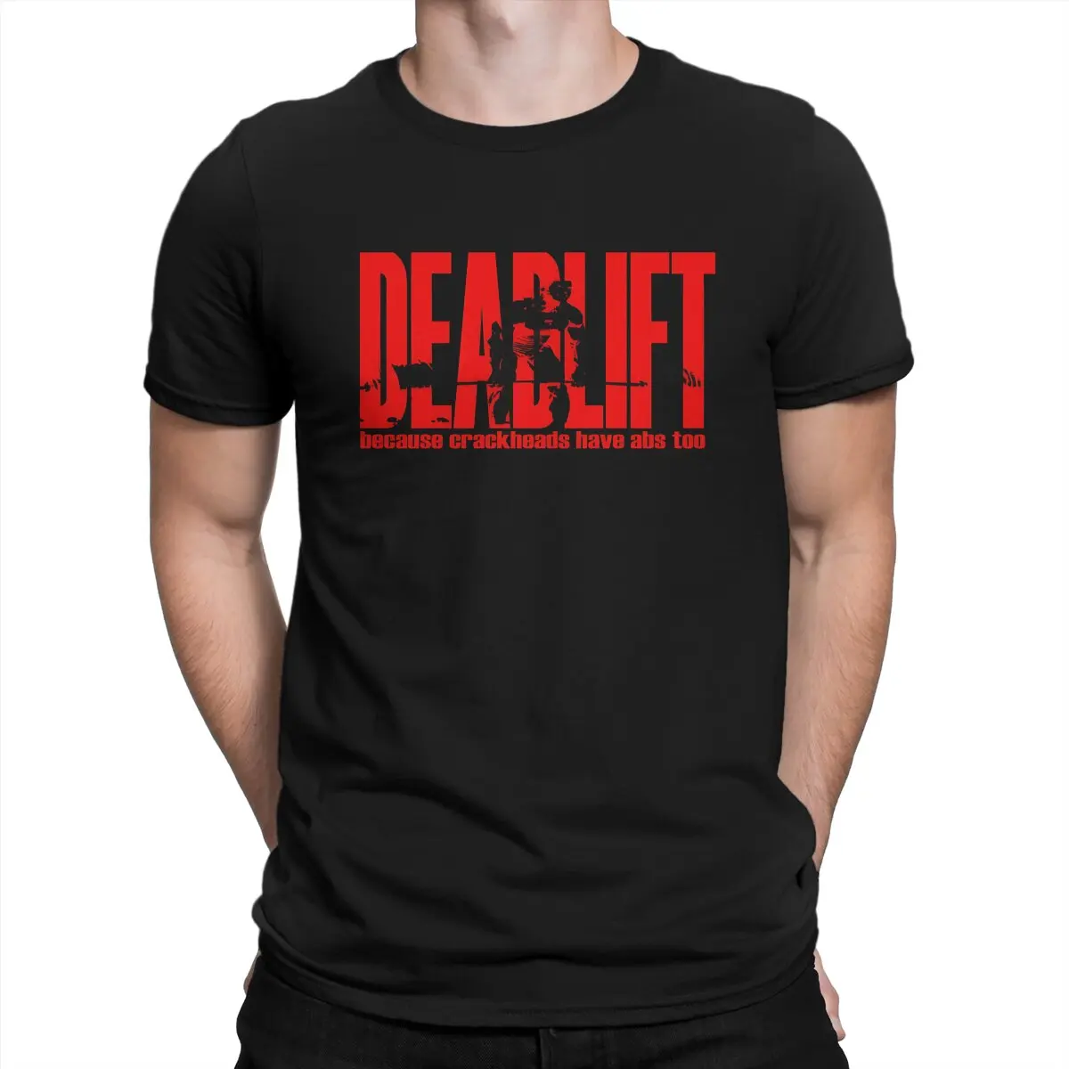 DEADLIFT T-Shirt Men Crossfit Novelty 100% Cotton Tee Shirt Crewneck Short Sleeve T Shirt Original Clothes