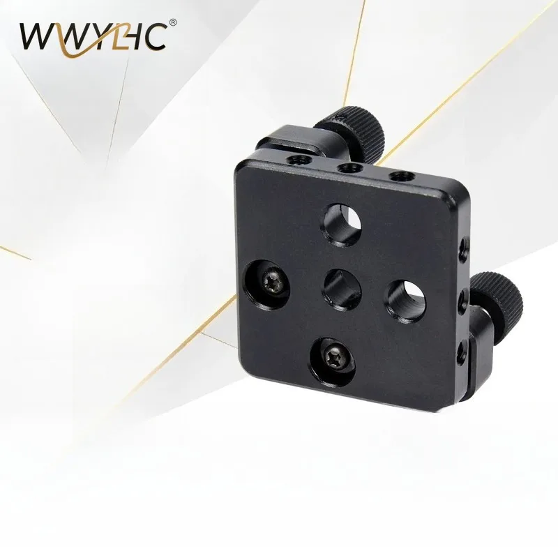 Suitable for Compact Optical Manual Dual Axis Tilt Table, Precise Fine-tuning of Pitch Platform Two-dimensional Angle Tilt Table