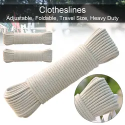 Multi-purpose Strong Cotton Rope Soft Clotheslines Braided Rope Indoors