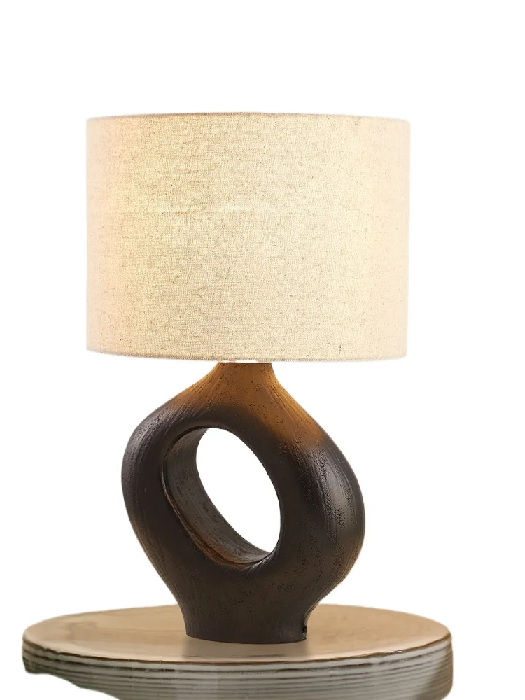 

Vintage American desk lamp living room bedroom bedside table creative zen art home lamp button switch