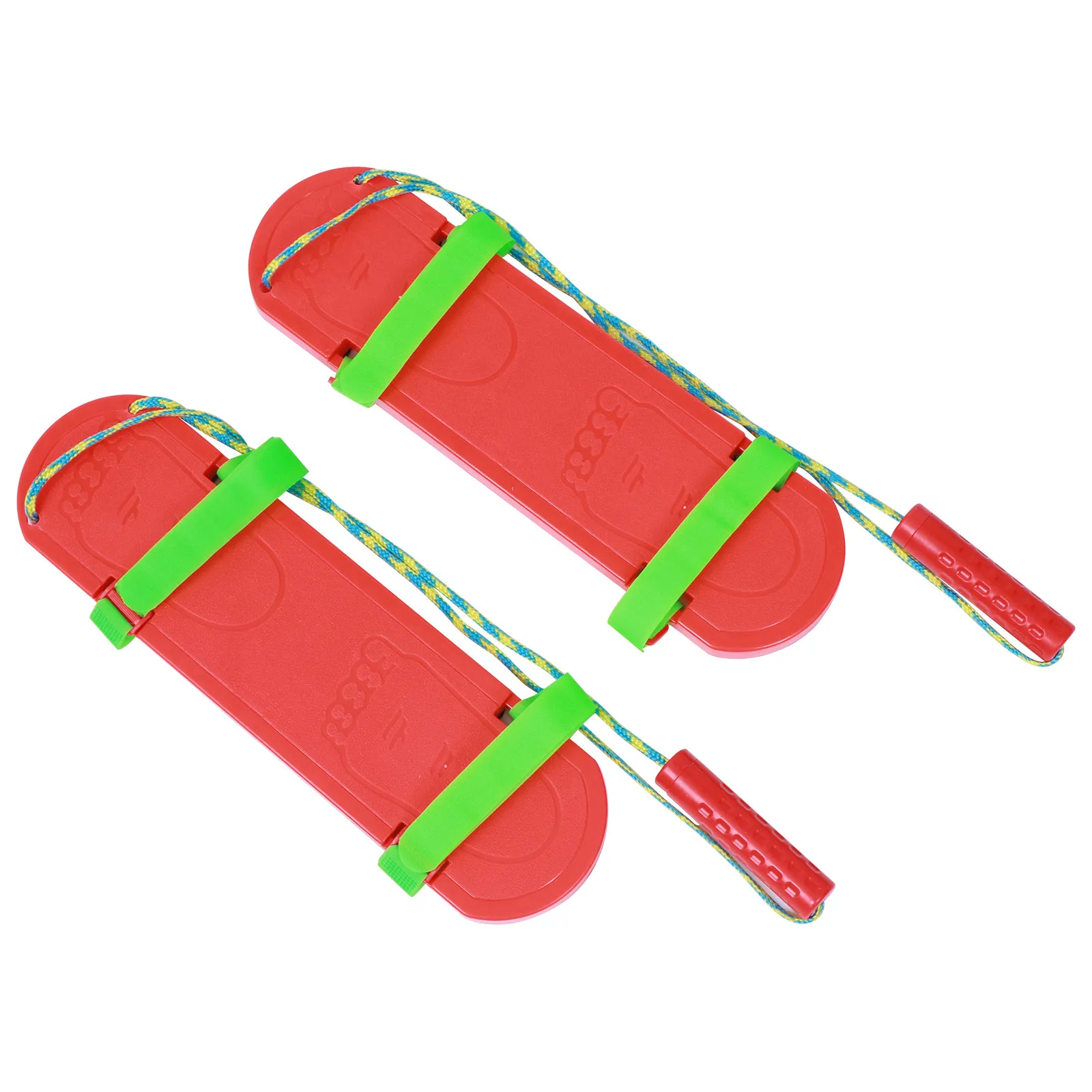 1pair-professional-synchronous-game-shoes-for-kids-environmental-plastic-anti-slip-frosted-surface-adjustable-cord-team
