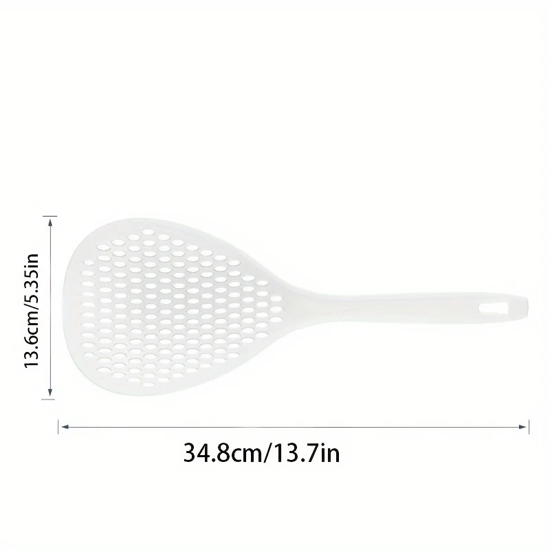 قطعة واحدة من وعاء فلتر المعكرونة للمطبخ - مقبض طويل من الفولاذ المقاوم للصدأ - مثالي للطهي المنزلي واستخدام المطاعم #3