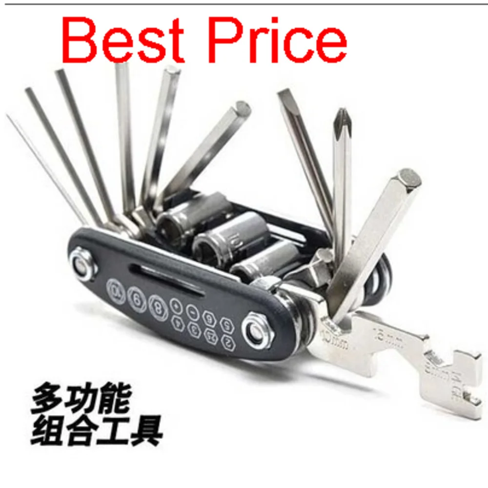

20Pcs Bicycle Tool Hexagon Socket Screwdriver Socket Wrench Portable Folding Repair Tool Multifunctional Tool