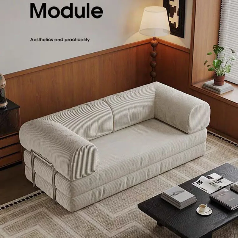 

Modern Extendeble Sofa Floor Sleeper Adults Designer Living Room Sofa Large Relaxing Postmodern Salon Muebles Unique Furniture