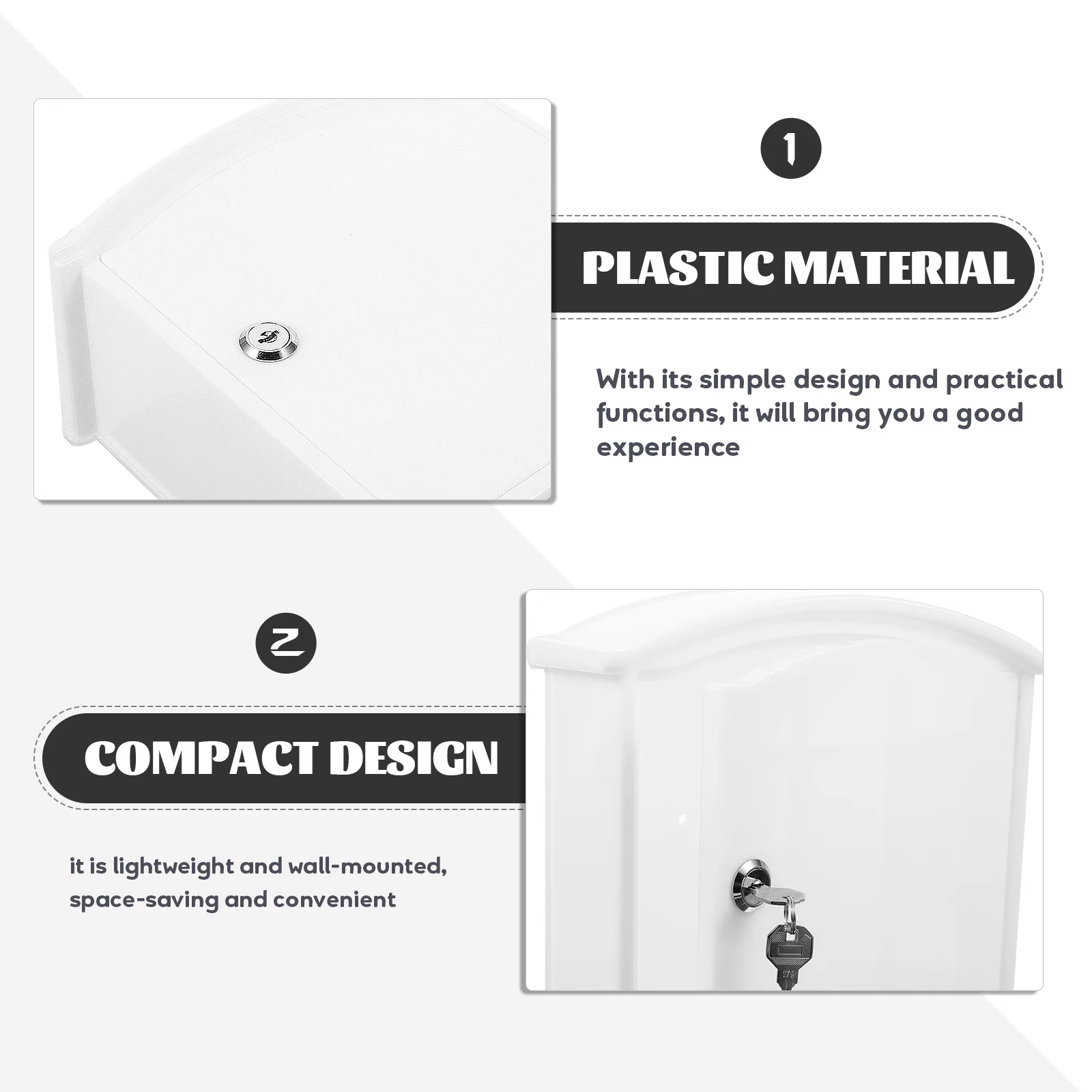 

Пластиковая коробка для молока, чехол с замком для бутылки, белый настенный безопасный контейнер для доставки упаковки, прочный прочный решение для хранения