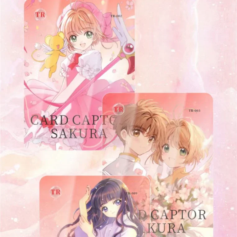 KAKA Cardcaptor Sakura Cards Starry Night Glass Anime Collection Cards Mistery Boxes Board Games Toys Birthday Gifts for Kids