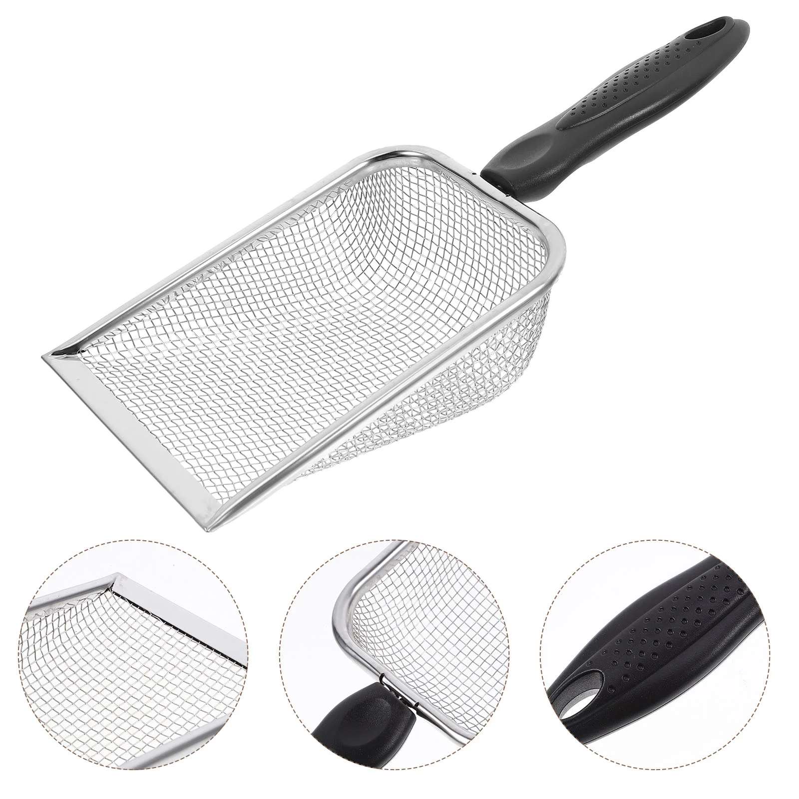 2 Pcs Shell Collecting Beach Sieve Funny Stainless Steel Para Outdoor Toys