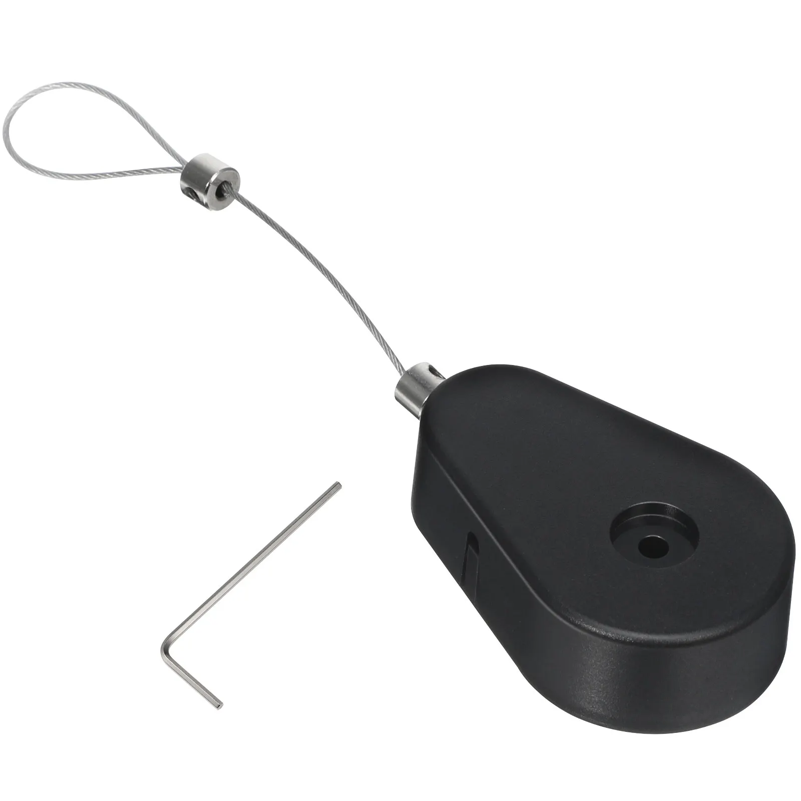 Retractable Cable Tether Lock Automatic Retractable Anti Theft Steel Wire Rope Security Wire Box for Home Office