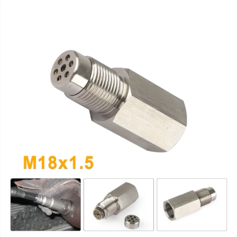 ISURE MARINE Stainless Steel Automotive Engine Dimmer Adapter Oxygen Sensor M18X1.5 Automotive Modification Parts