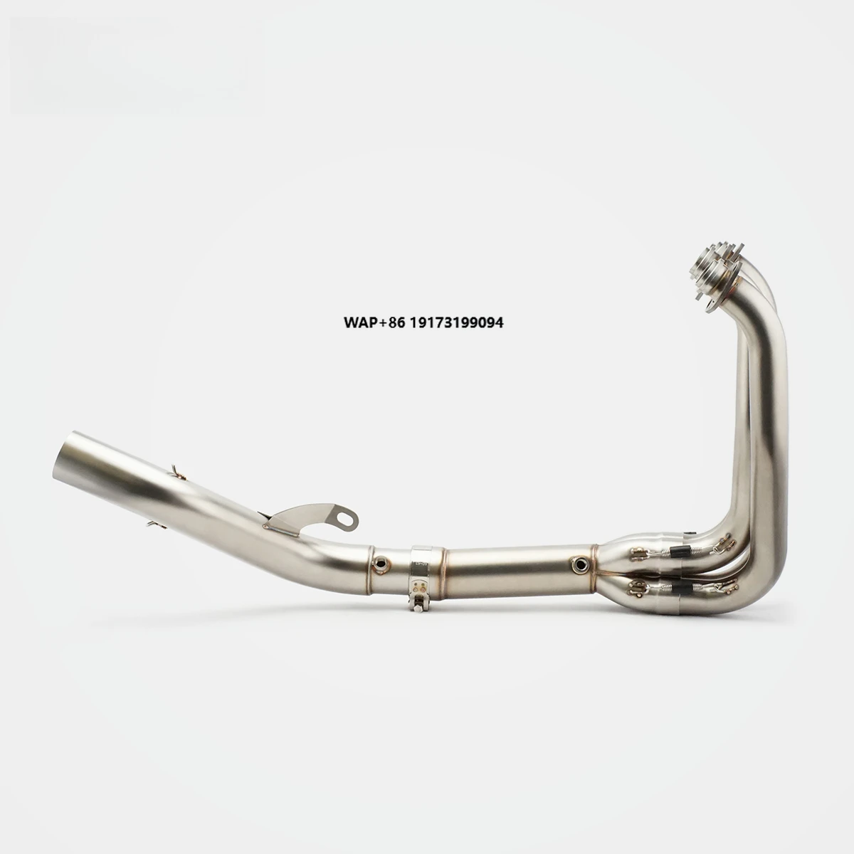 ZX-6R Fit 2003 - 2024 Titanium Alloy Front and Middle Section Exhaust Pipe Compatible Aftermarket Rear Exhaust OEM