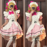 XT8Nanami Ruchia Nanami Luchia Cosplay mermaid melody pichi pithi pitch Costume Sweet Lolita maid dress accessory prop HallXT6@!