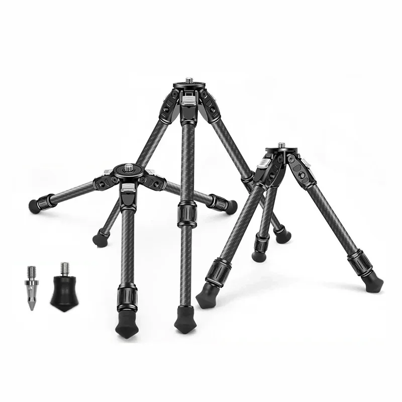 Portable Camera Stand Carbon Fiber DSLR Tripod with Ball Head, Stable Monopod for Travel Photography, Mobile Live Streaming