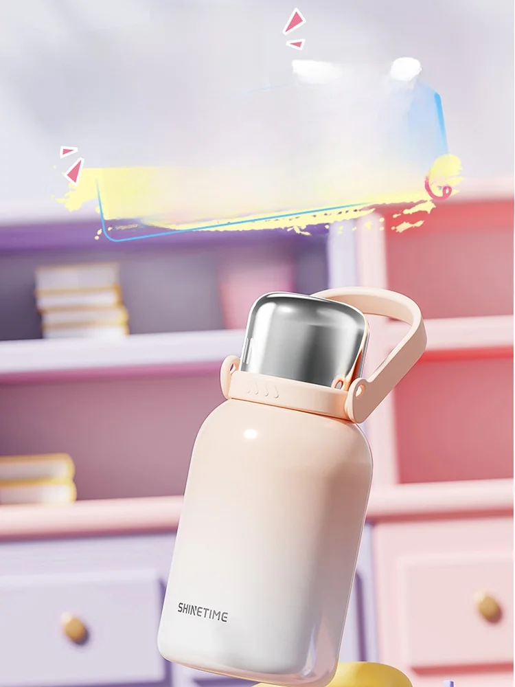 

Термос Shinetime из нержавеющей стали 316 большой емкости с соломинкой для женщин: высокая эстетика и функциональность