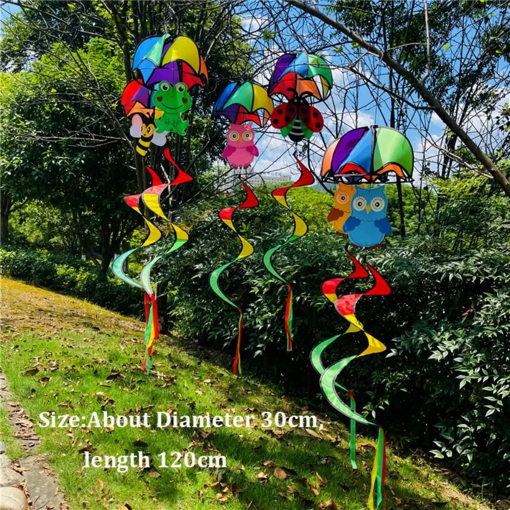 الملونة الكرتون مظلة قلادة لا سامة شنقا القماش والبلاستيك خمر المظلة الملونة Windchimes جزء