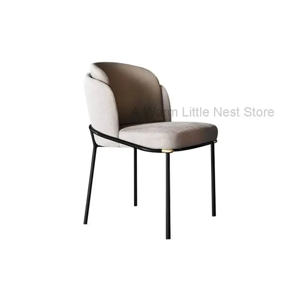 Designer Nordic Dining Chairs Mid Century Unique Cheap Feeding Dining Chairs Comfortable Waiting Sillas Para Comedor Furniture view 4