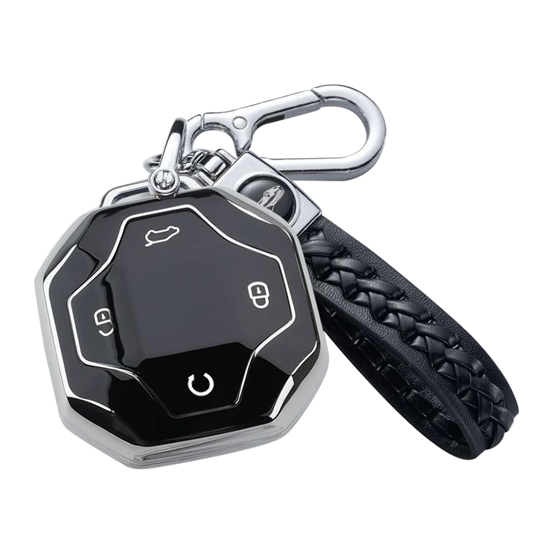 Car Key Case for Chery Jetour T2 Traveler Traveller Pro 2023 2024 Remote Cover Shell Keychain Holder Fob Interior Accessories