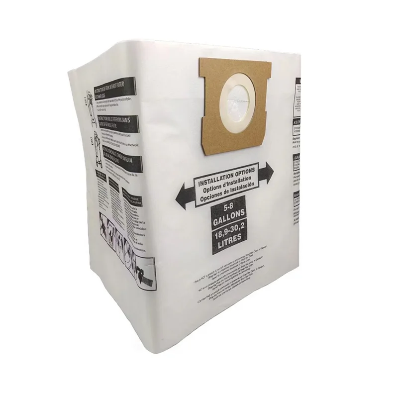 

【Must-Haves】Suitable For Shopvac 5-8 Dust Bags Vacuum Cleaner Accessories Dust Bag Paper Bag