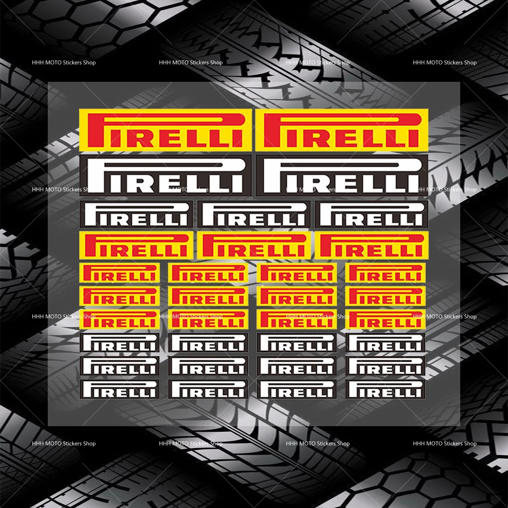Pegatinas de Alta Calidad para Motocicletas PIRELLI, Adhesivos Personalizados para Decoración de Carrocería