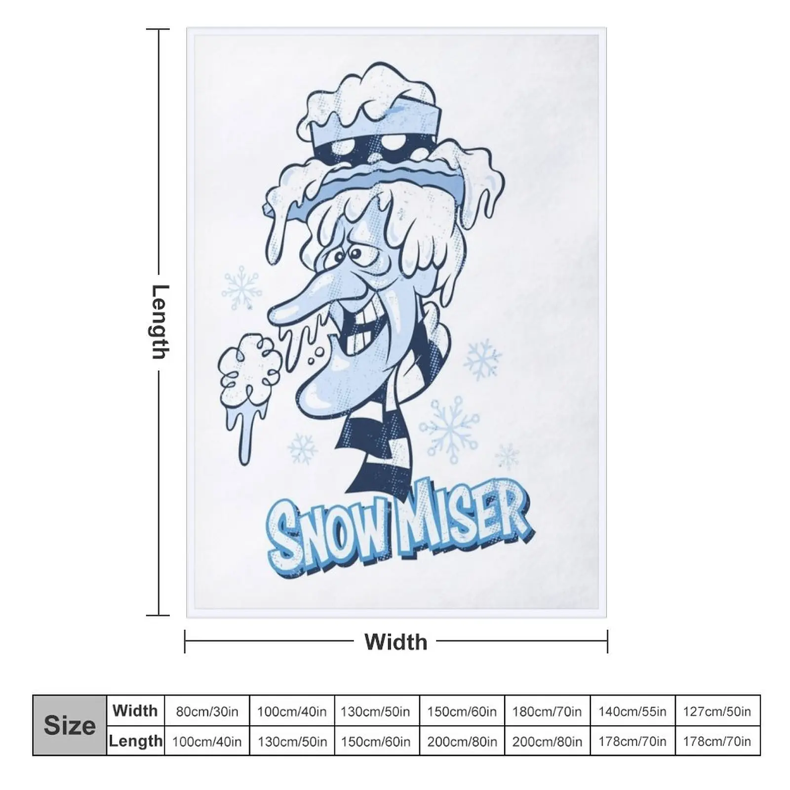 Snow Miser Throw Blanket manga Vintage Decorative Sofa Blankets