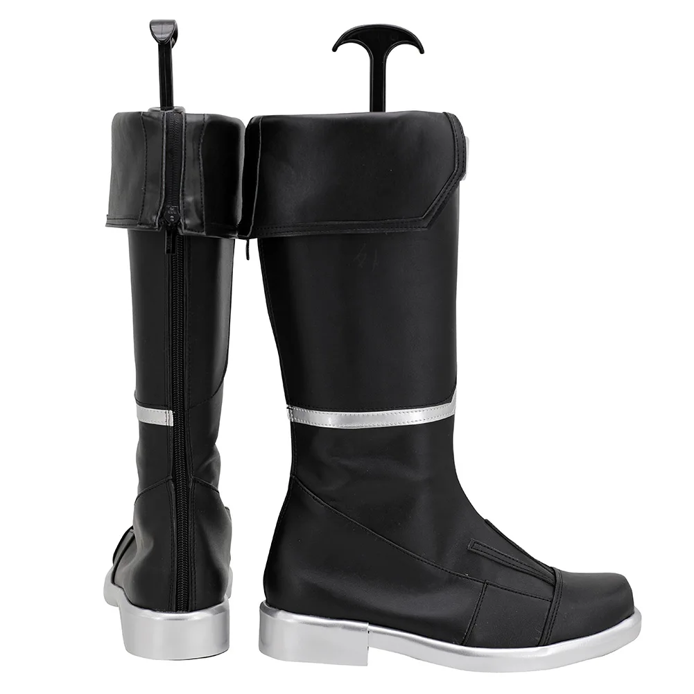 Game Valorant Sábio Cosplay Botas para Mulheres, Sapatos Anime Disfarçado, Calçado Longo, Terno do Dia das Bruxas, Acessórios Fantasias, Calçado Feminino