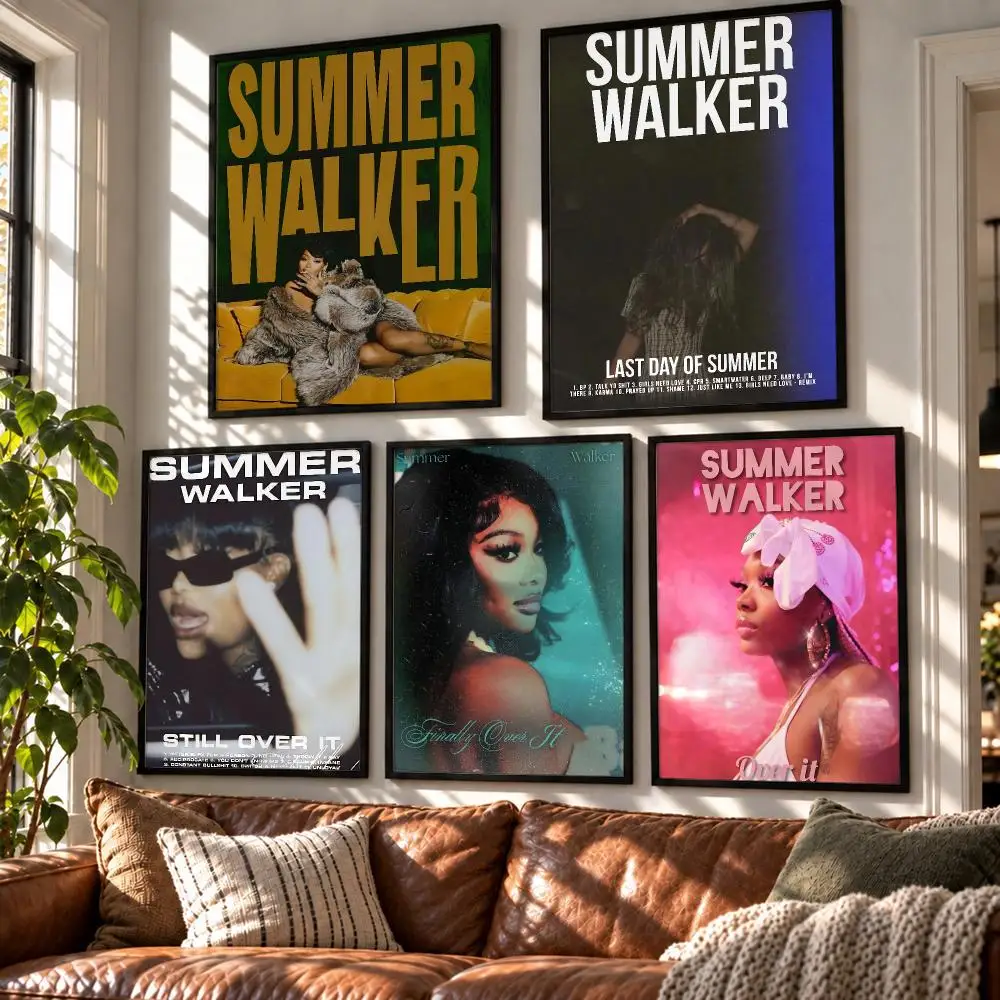 music Summer Walker Poster HD Poster Self Adhesive Waterproof Wall Art Print Bedroom Living Room Modern Decor Gift