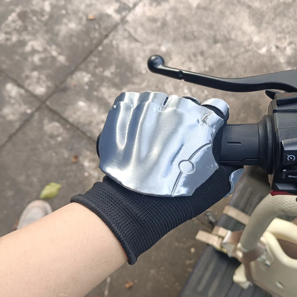 Cyberpunk-Handschuhe, Cosplay-Party-Outfit, Mechanische Mecha-Stil Reithandschuhe, 3D-gedruckt, Handschutz. – Detail 5