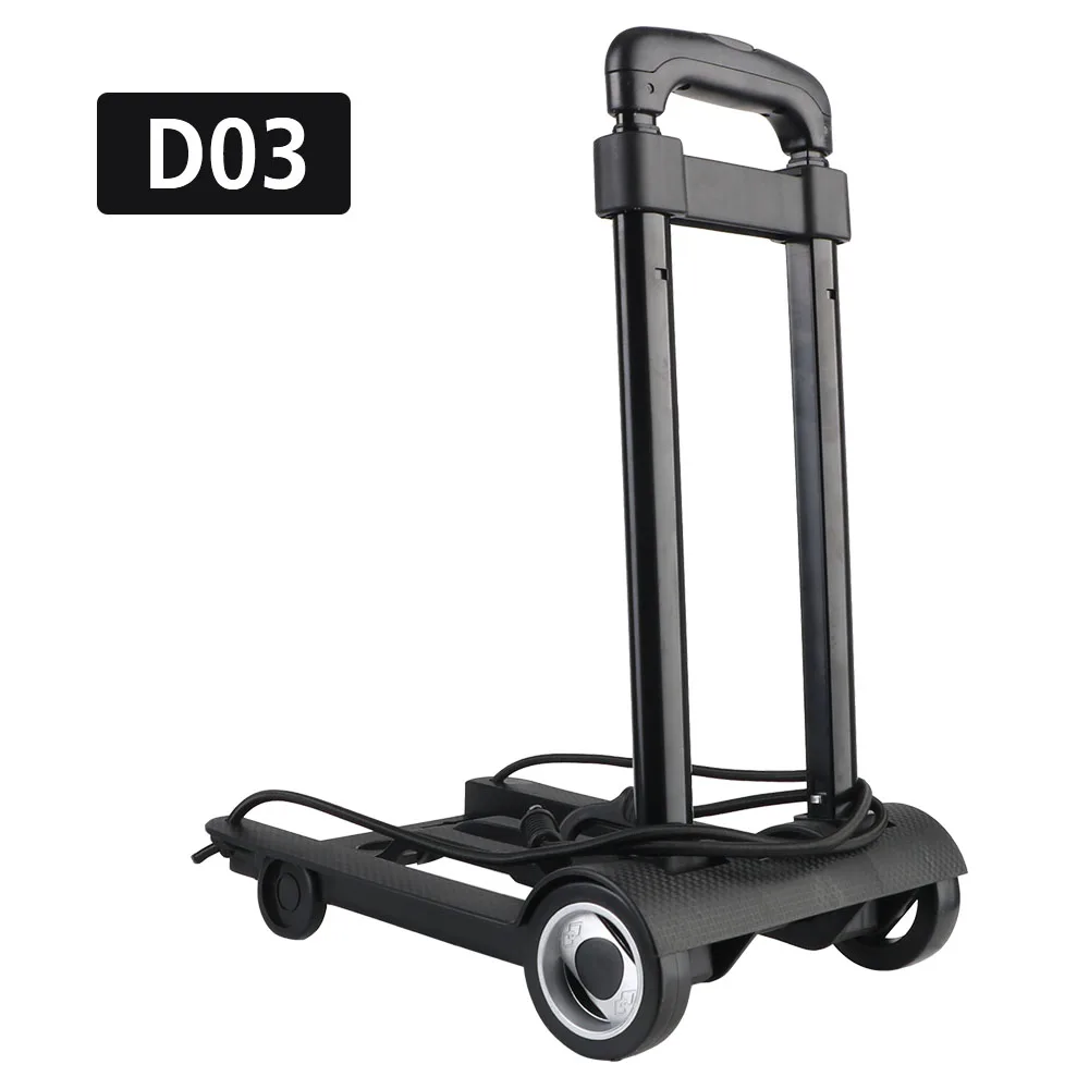 Utility Rolling Carts Foldable Luggage Dolly Rolling Carts With Wheels Portable Fold Dolly With Wheels with Wheels