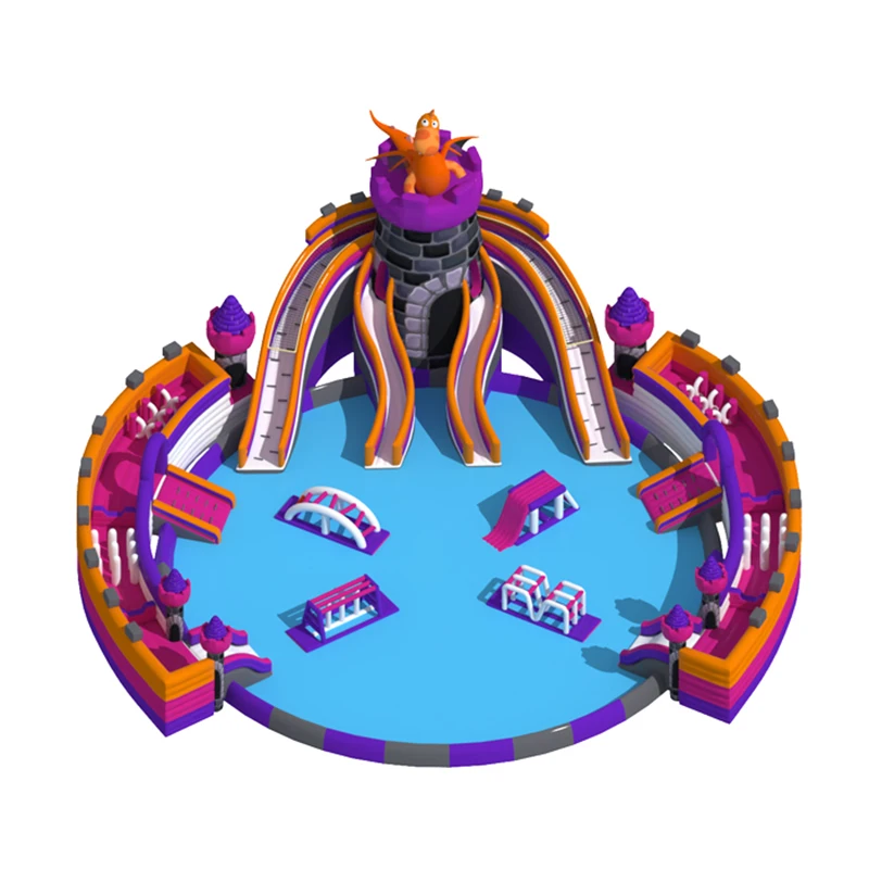 ！@Wholesale THL Brand PVC Inflatable Pool Water Park Summer Playground with Custom Capacity