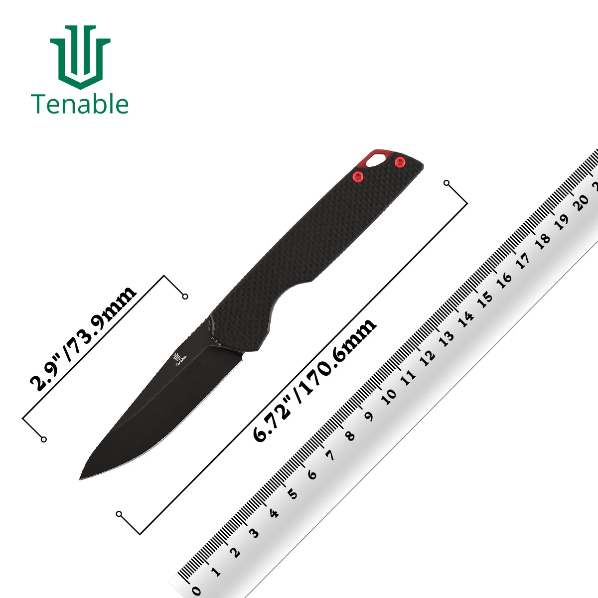 Складные ножи Tenable B2005 Mini Warrior с нитро-вейовым клинком длиной 2,9 дюйма и рукоятью из G10/акрила/микарты/углеродного волокна. Полезные ножи и снаряжение.
