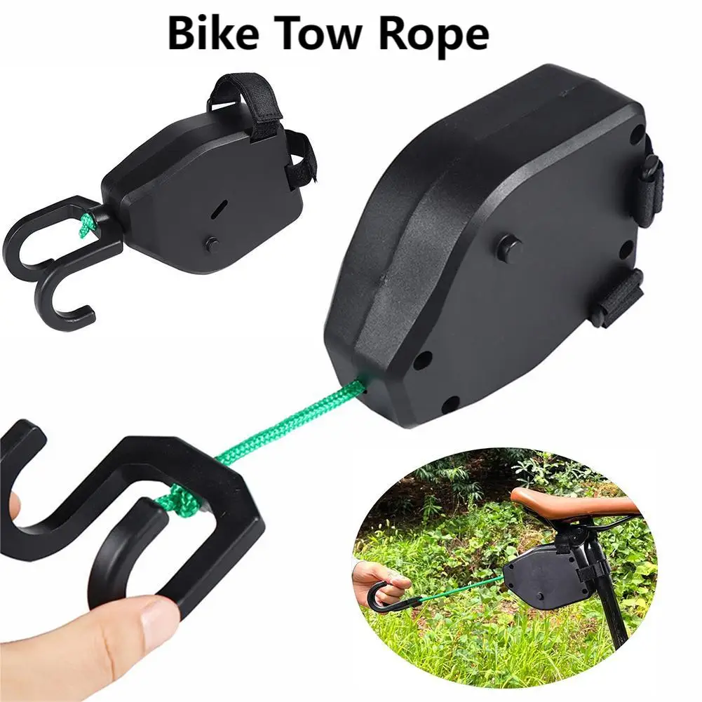 Bicycle Tow Rope Bicycle Traction Rope Mountain Bike Parent-Child Pull Rope Retractable Convenient Trailer Rope Bike Accessories