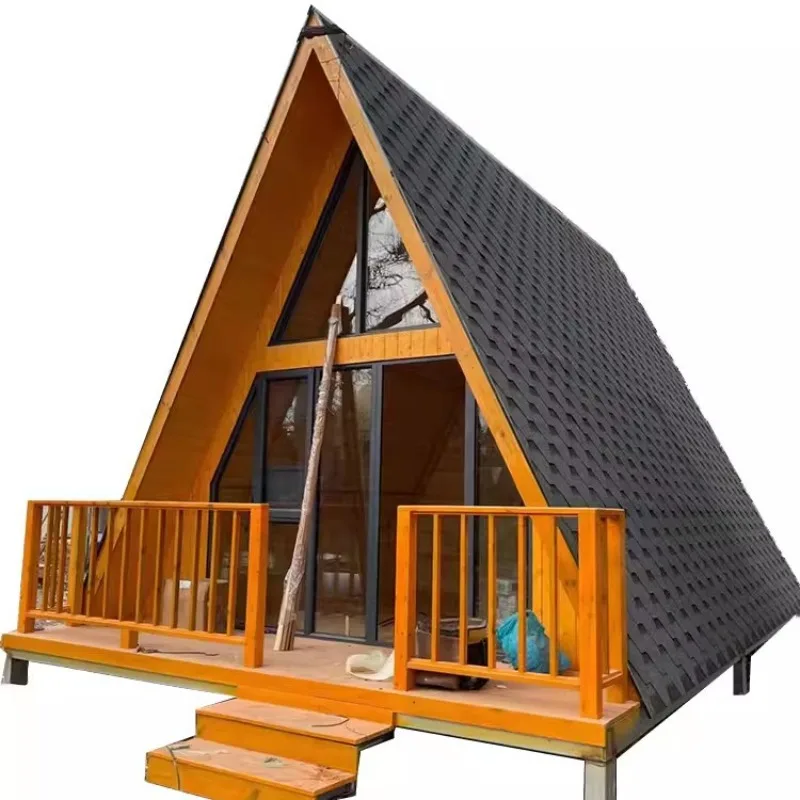 Holiday Villa Scenic Area Feature B & B Camping Triangle Anticorrosive Wooden Cabin Movable Outdoor Cabin Forest Tree House
