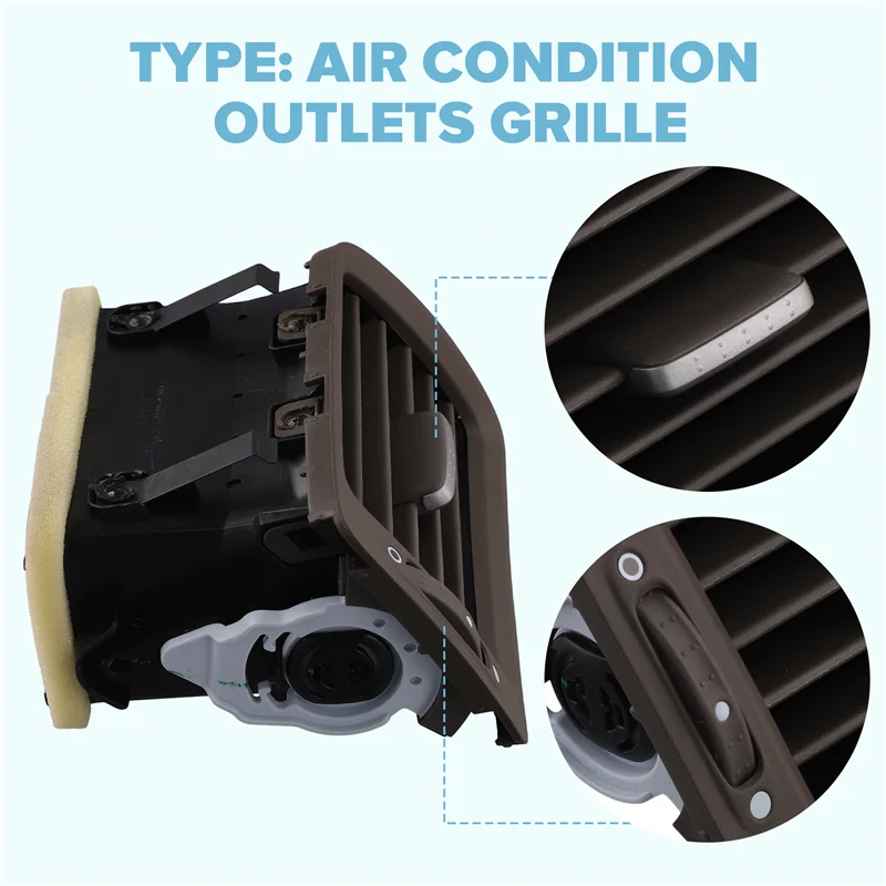 

Car Air Conditioner Vent Outlet Grille 77630-SNA-A01/77630-SNB-G12 For HONDA CIVIC 2006–2011 Brown